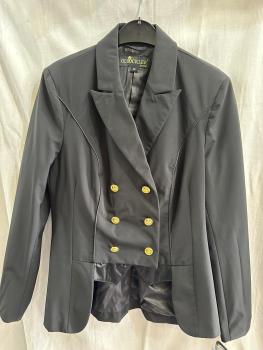 HKM Kurzfrack Glööckler schwarz Gr. 38